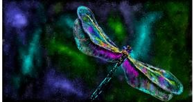 Drawing of Dragonfly by Eclat de Lune