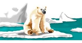 Eisbär-Zeichnung von Annie