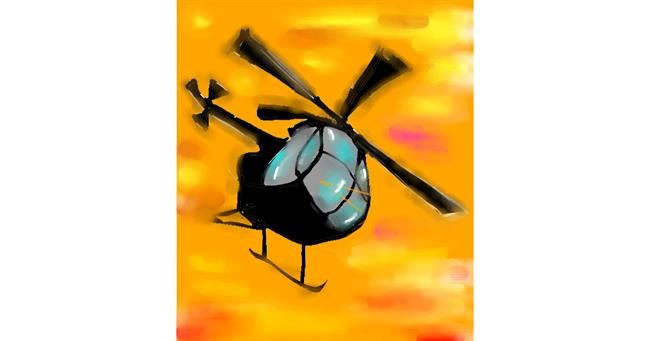 Drawing of Helicopter by 🍔🥤😋