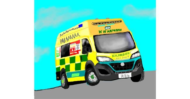 Drawing of Ambulance by IThinkWereDoomed