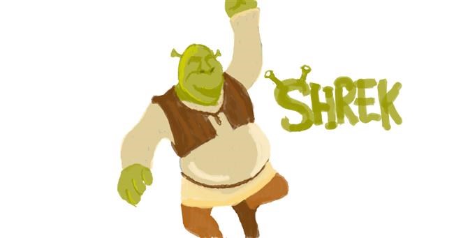 Drawing of Shrek by Mimì