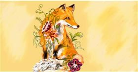 Drawing of Fox by Eclat de Lune