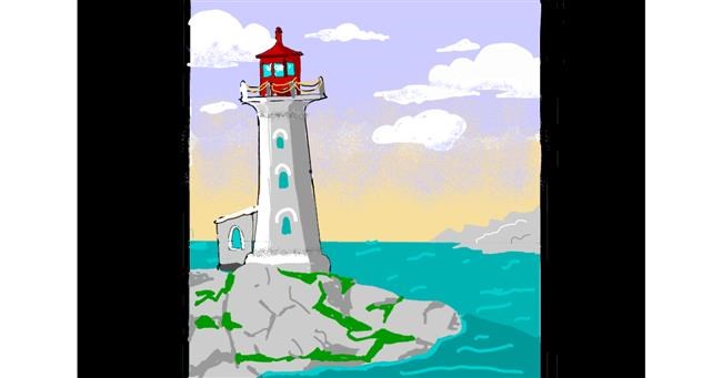 Drawing of Lighthouse by ThasMe13