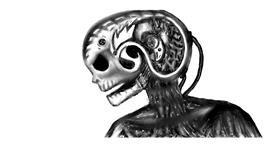Drawing of Robot by Loelia De Luna