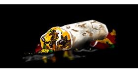 Drawing of Burrito by Chaching