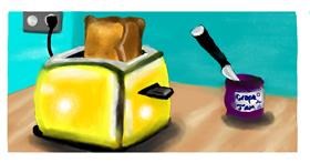 Drawing of Toaster by justme❤️
