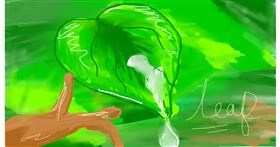 Drawing of Leaf by sherylin