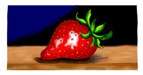 Drawing of Strawberry by DebbyLee