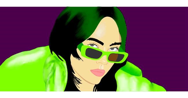 Drawing of Glasses by Annie