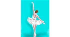 Drawing of Ballerina by ⋆su⋆vinci彡