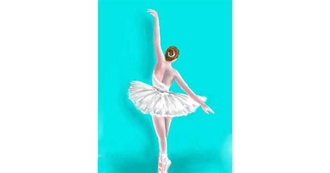 Ballerina-Zeichnung von ⋆su⋆vinci彡