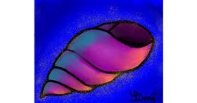 Drawing of Seashell by BlackCat