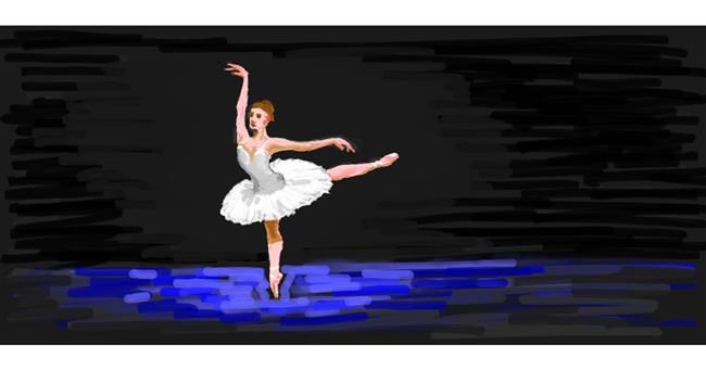 Drawing of Ballerina by shiNIN