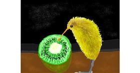 Kiwi-Zeichnung von Kiwi