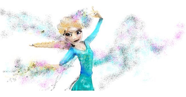 Elsa (Disney)-Zeichnung von mandy