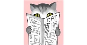 Drawing of Newspaper by §TMJ