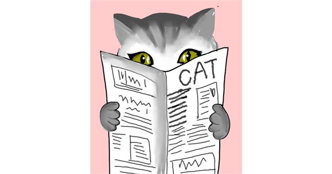 Drawing of Newspaper by §TMJ