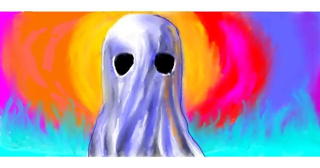 Drawing of Ghost by DebbyLee