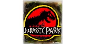 Drawing of Dinosaur by Linky