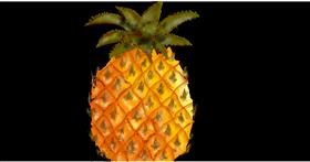 Drawing of Pineapple by Eclat de Lune