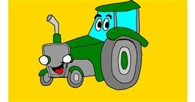 Drawing of Tractor by Brad