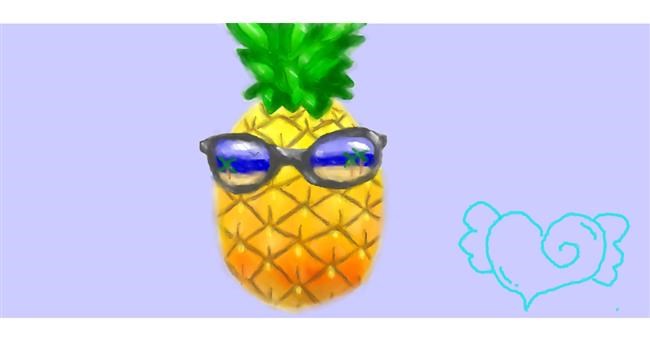 Drawing of Pineapple by CINICOEPICUREO