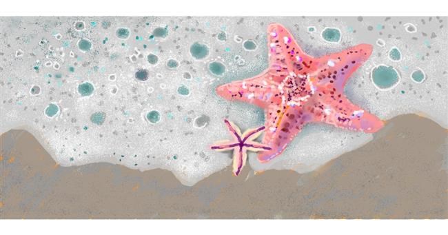 Drawing of Starfish by Женя