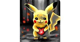Drawing of Pikachu by Яandi