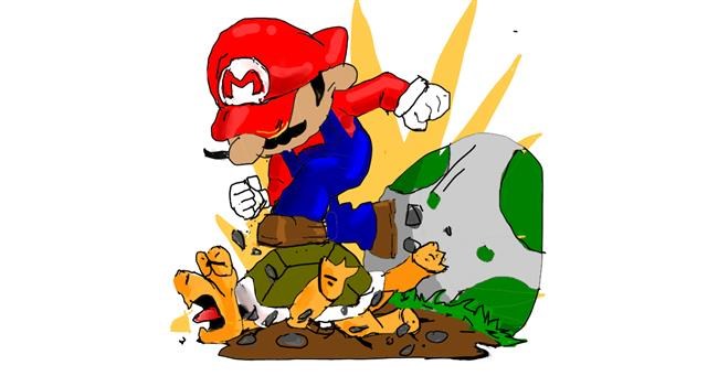 Super Mario - autor: camay