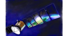 Drawing of Satellite by Herbert