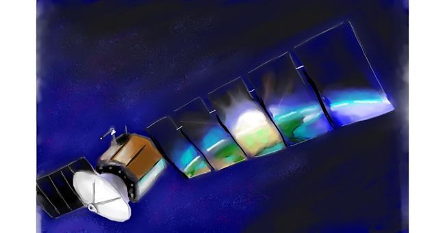 Drawing of Satellite by Herbert