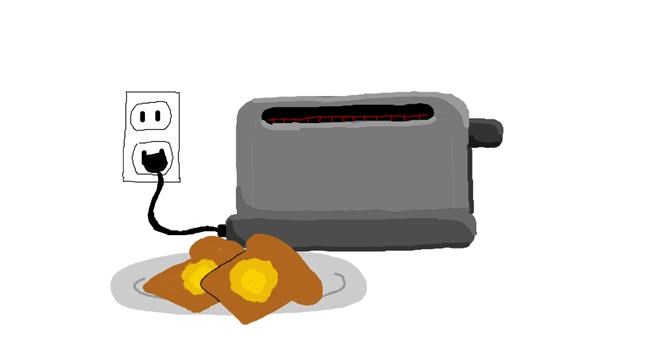 Toaster-Zeichnung von uwu