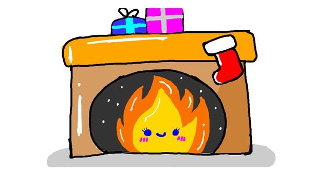 Kamin - autor: Ziluolan