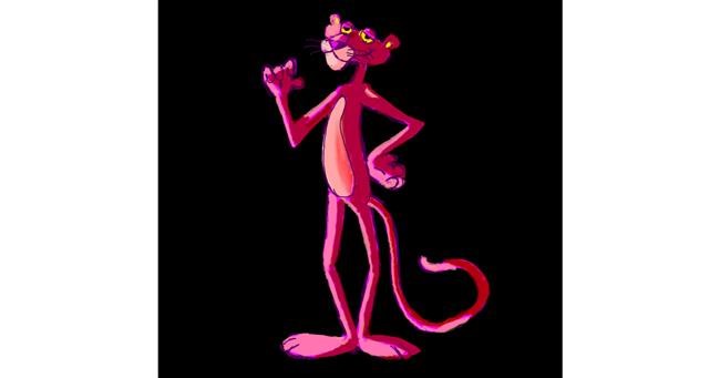 Pink Panther-Zeichnung von Clar