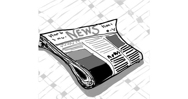 Drawing of Newspaper by Not.Old.Train