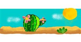 Drawing of Cactus by AnYAY