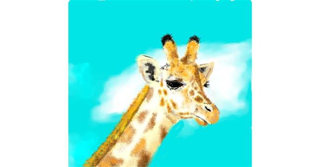 Giraffe-Zeichnung von JjjjjjJison