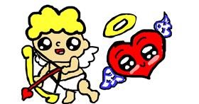 Drawing of Cupid by Noe