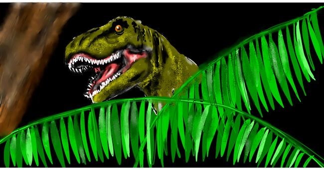 T-rex dinosaur - autor: Eclat de Lune