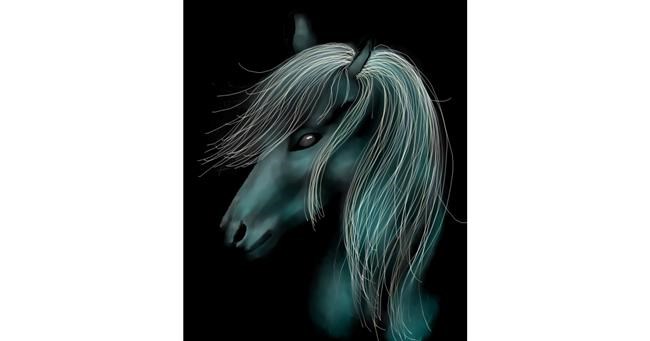 Drawing of Horse by Luna