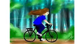 Fahrrad-Zeichnung von Sophie_draw24