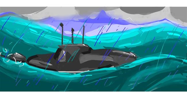 Drawing of Submarine by ?