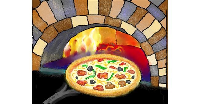 Pizza - autor: Kai 🐾