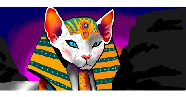 Drawing of Sphinx by Yukhei