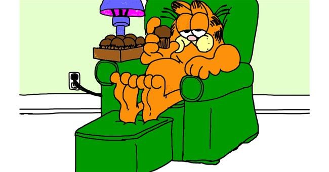 Garfield-Zeichnung von Fiasco