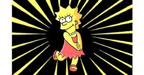 Lisa Simpson-Zeichnung von GJP