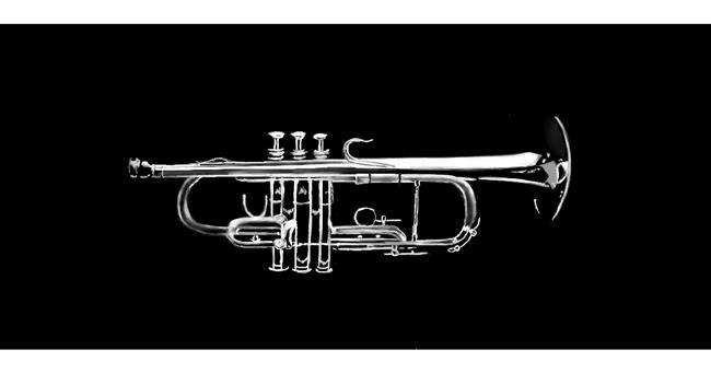 Drawing of Trumpet by Chaching