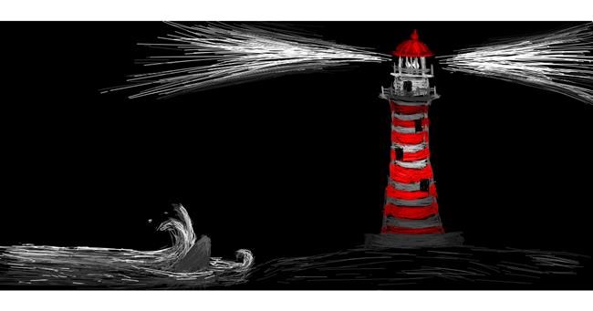 Drawing of Lighthouse by Tsuki