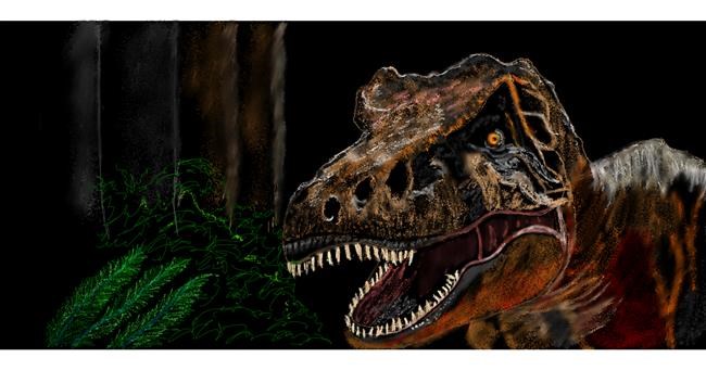 T-rex dinosaur - autor: Chaching