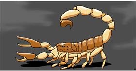 Drawing of scorpion by Swimmer 